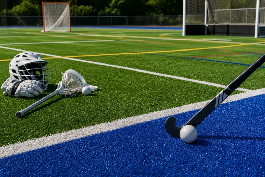 Artificial Turf on a Lacrosse Field